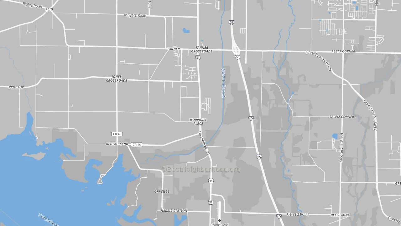 Transit Grade map of 35671, AL