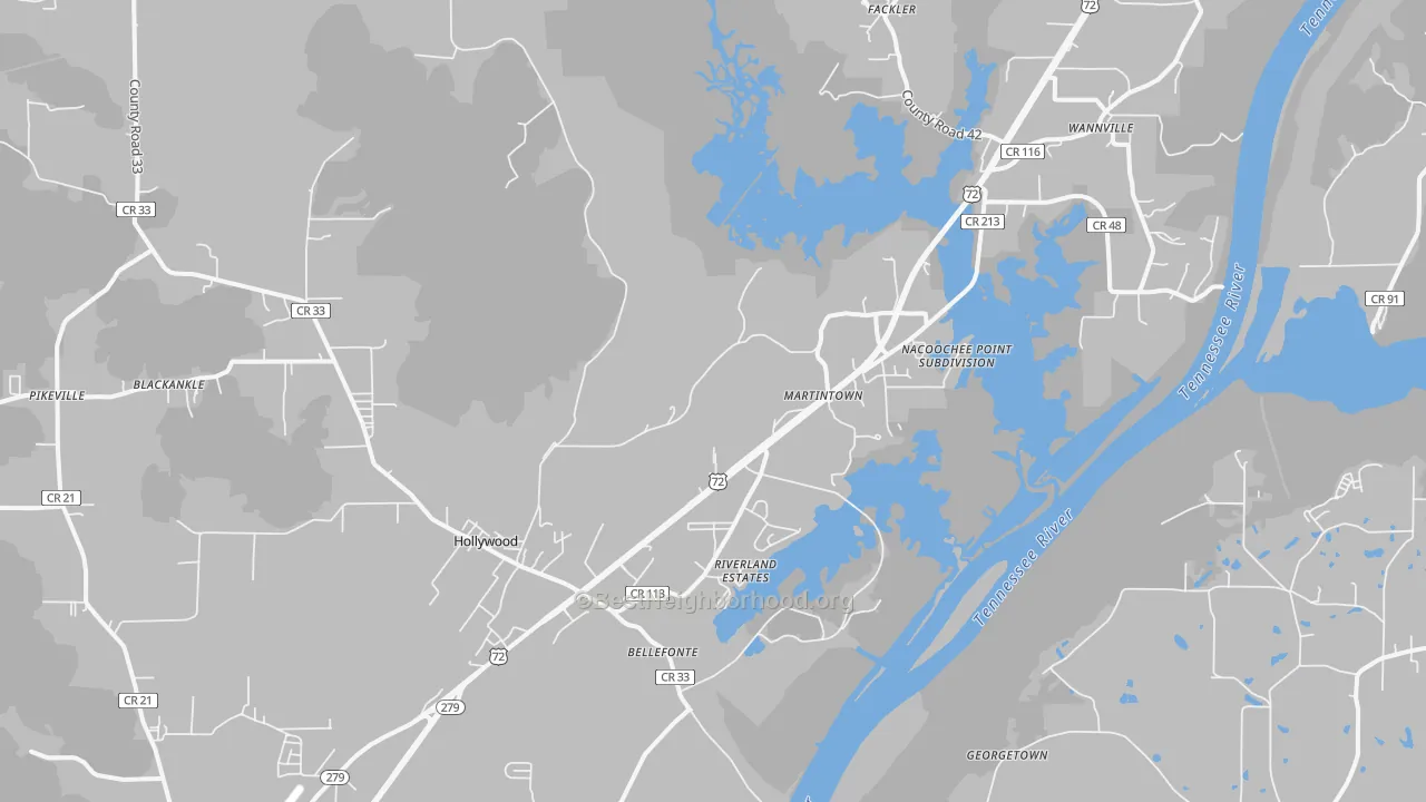 Transit Grade map of 35752, AL