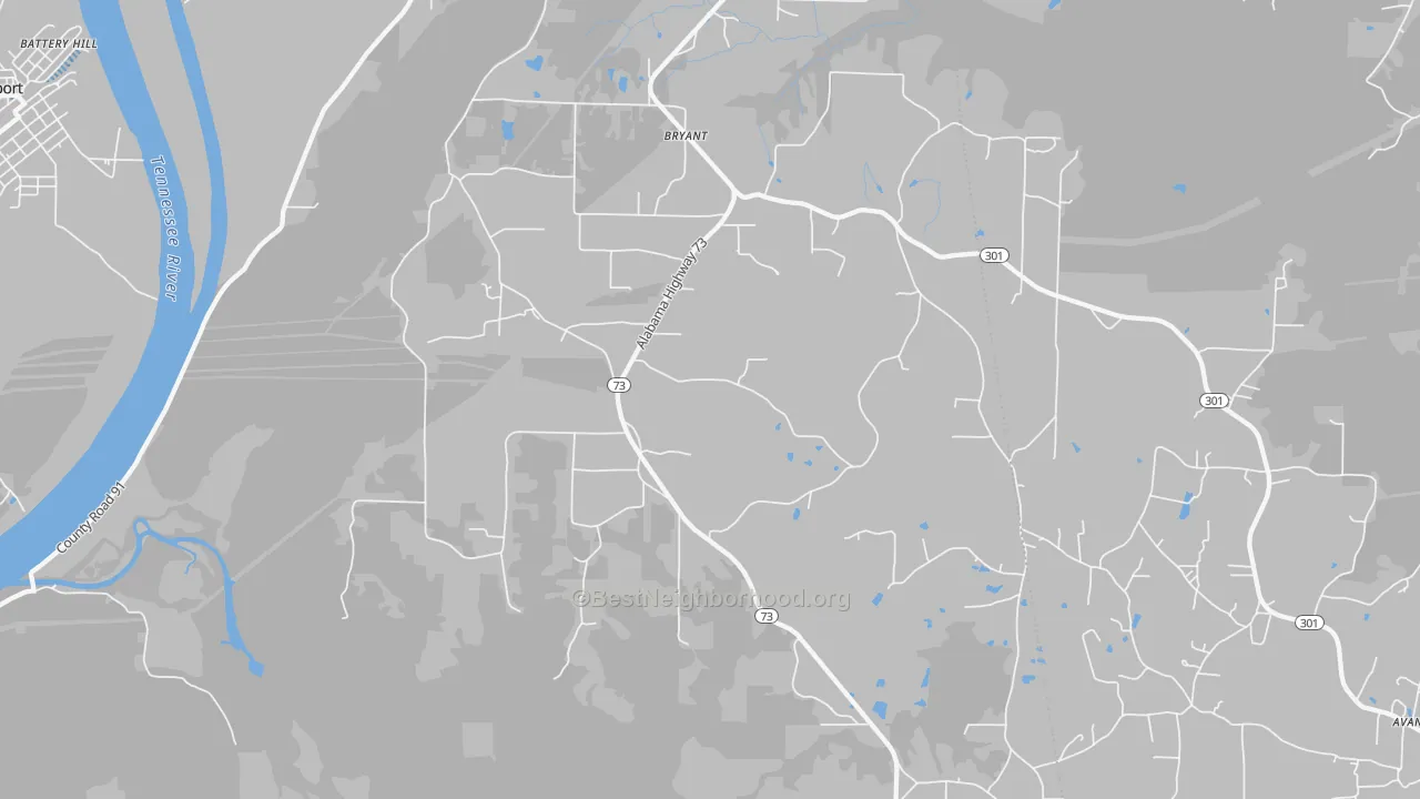 Transit Grade map of 35958, AL