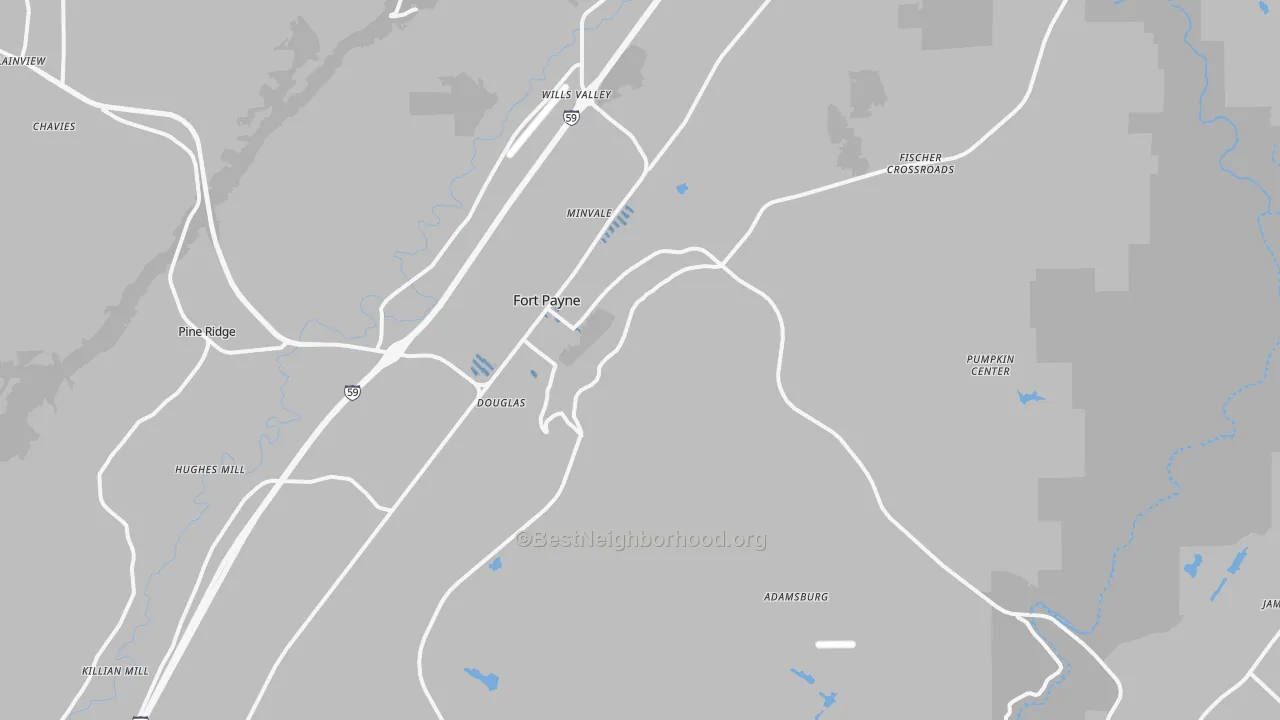 Transit Grade map of 35967, AL