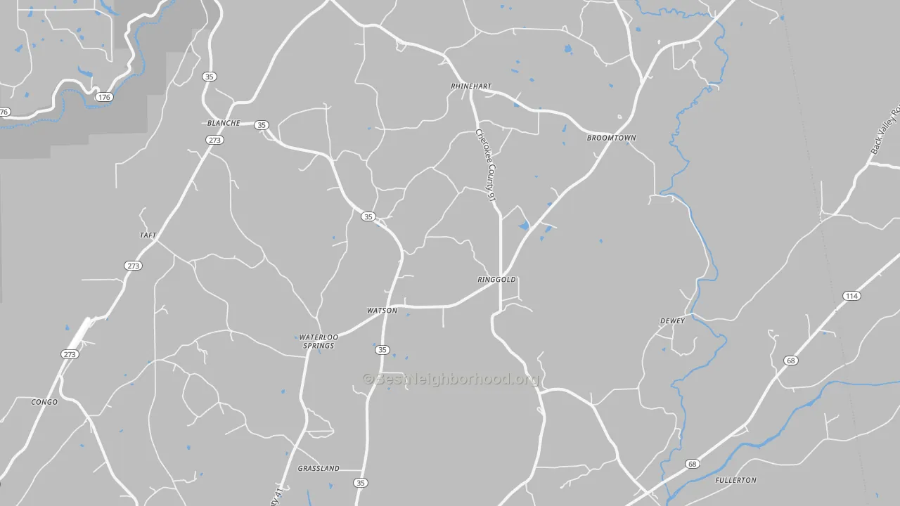 Transit Grade map of 35973, AL