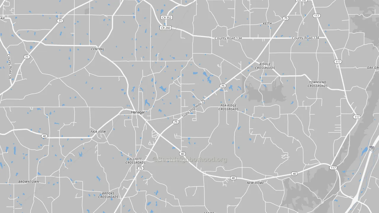 Transit Grade map of 35978, AL