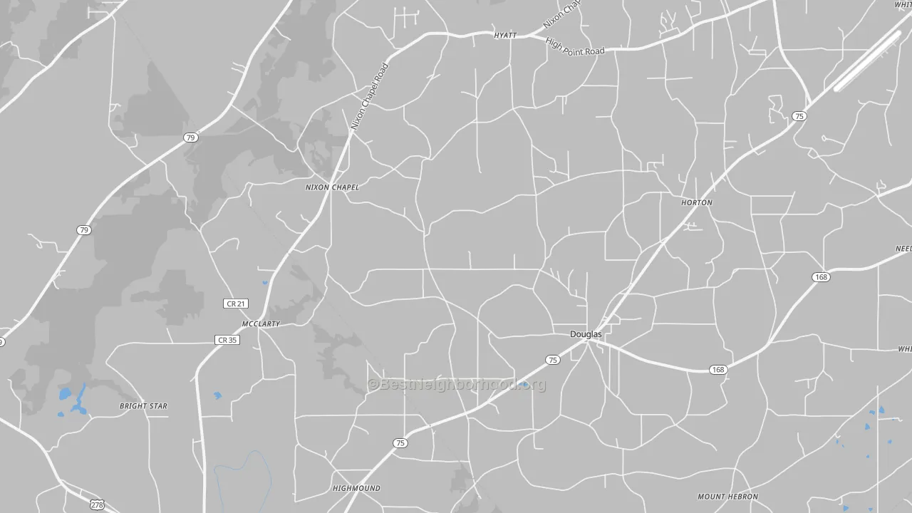 Transit Grade map of 35980, AL