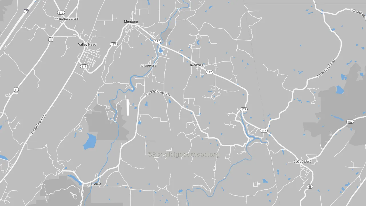 Transit Grade map of 35984, AL