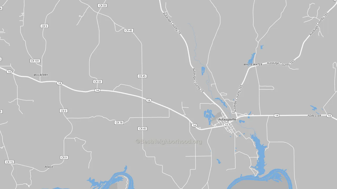 Transit Grade map of 36003, AL