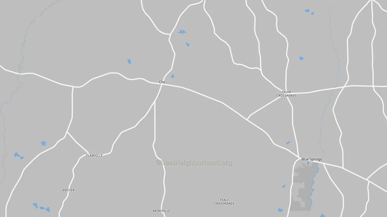 Transit Grade map of 36017, AL