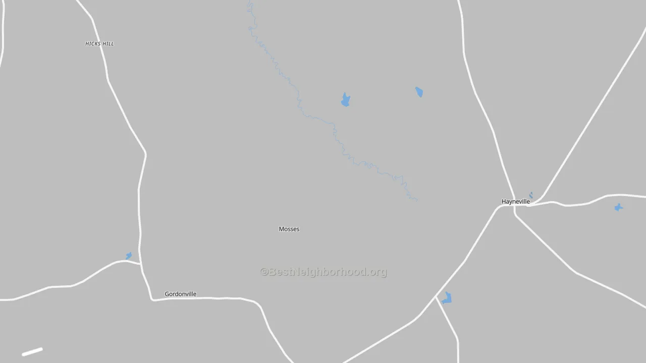 Transit Grade map of 36040, AL