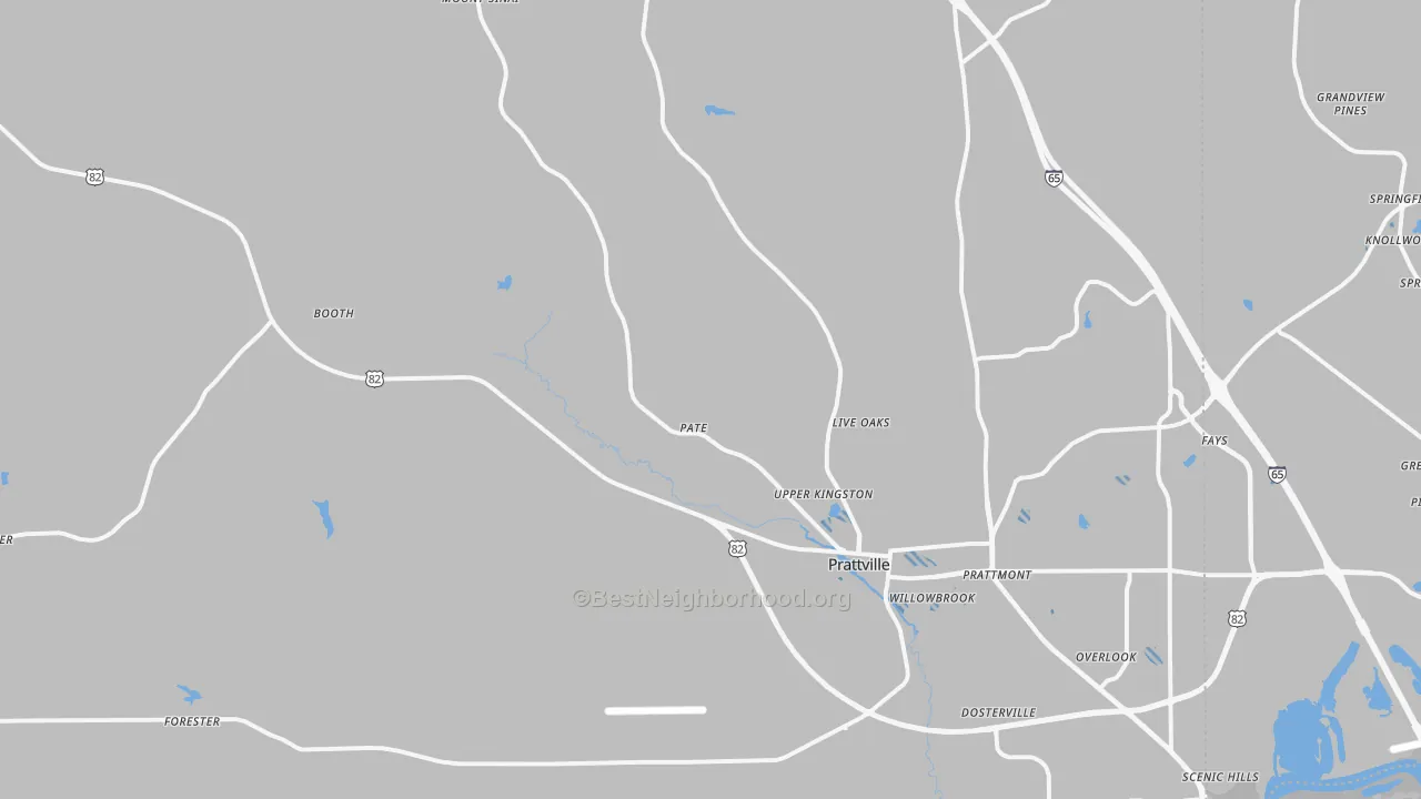 Transit Grade map of 36067, AL