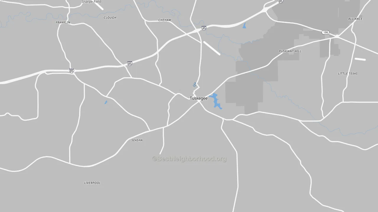 Transit Grade map of 36083, AL