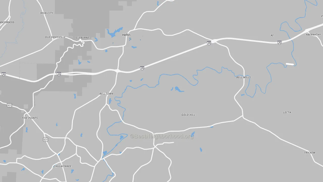 Transit Grade map of 36264, AL