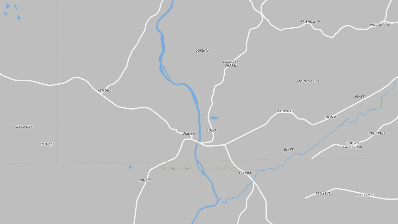 Transit Grade map of 36276, AL