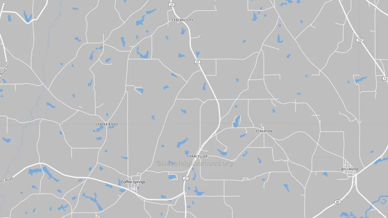Transit Grade map of 36316, AL