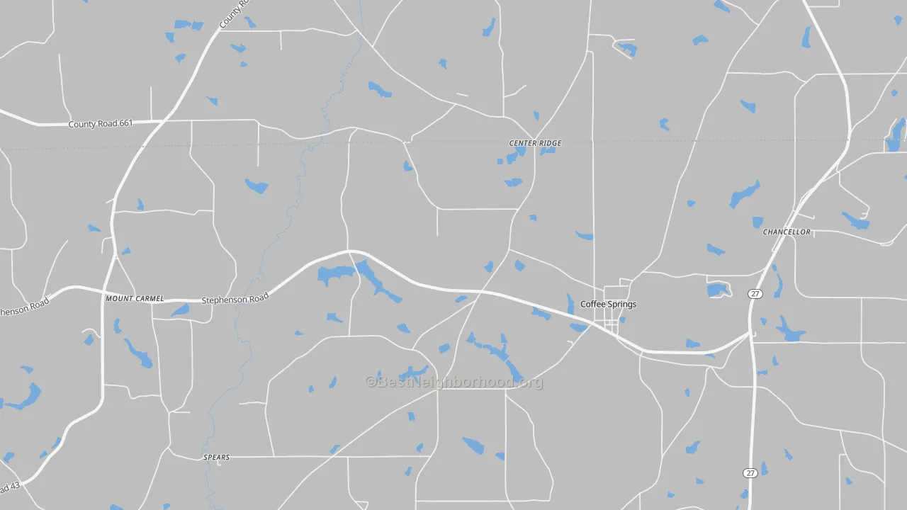 Transit Grade map of 36318, AL