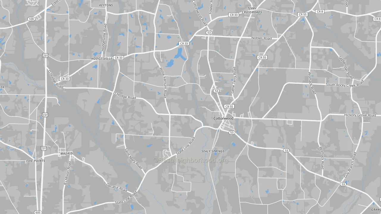 Transit Grade map of 36320, AL