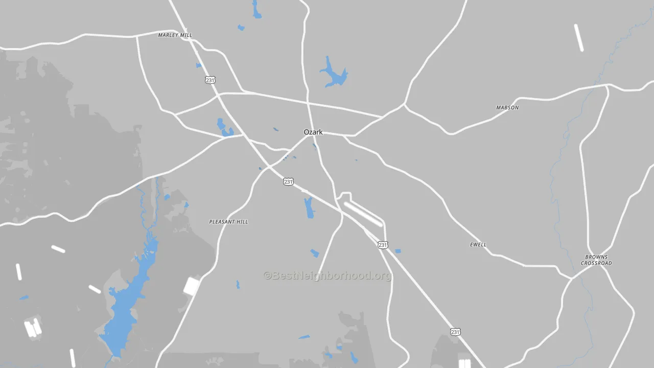 Transit Grade map of 36360, AL