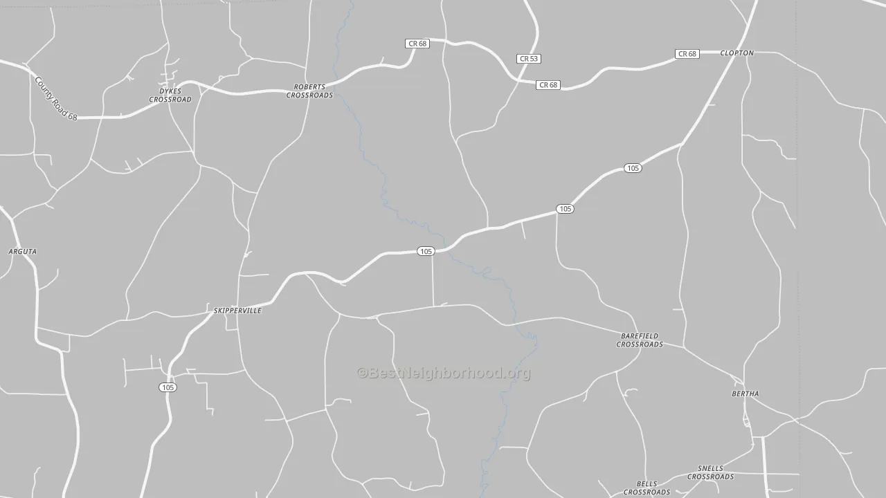 Transit Grade map of 36374, AL