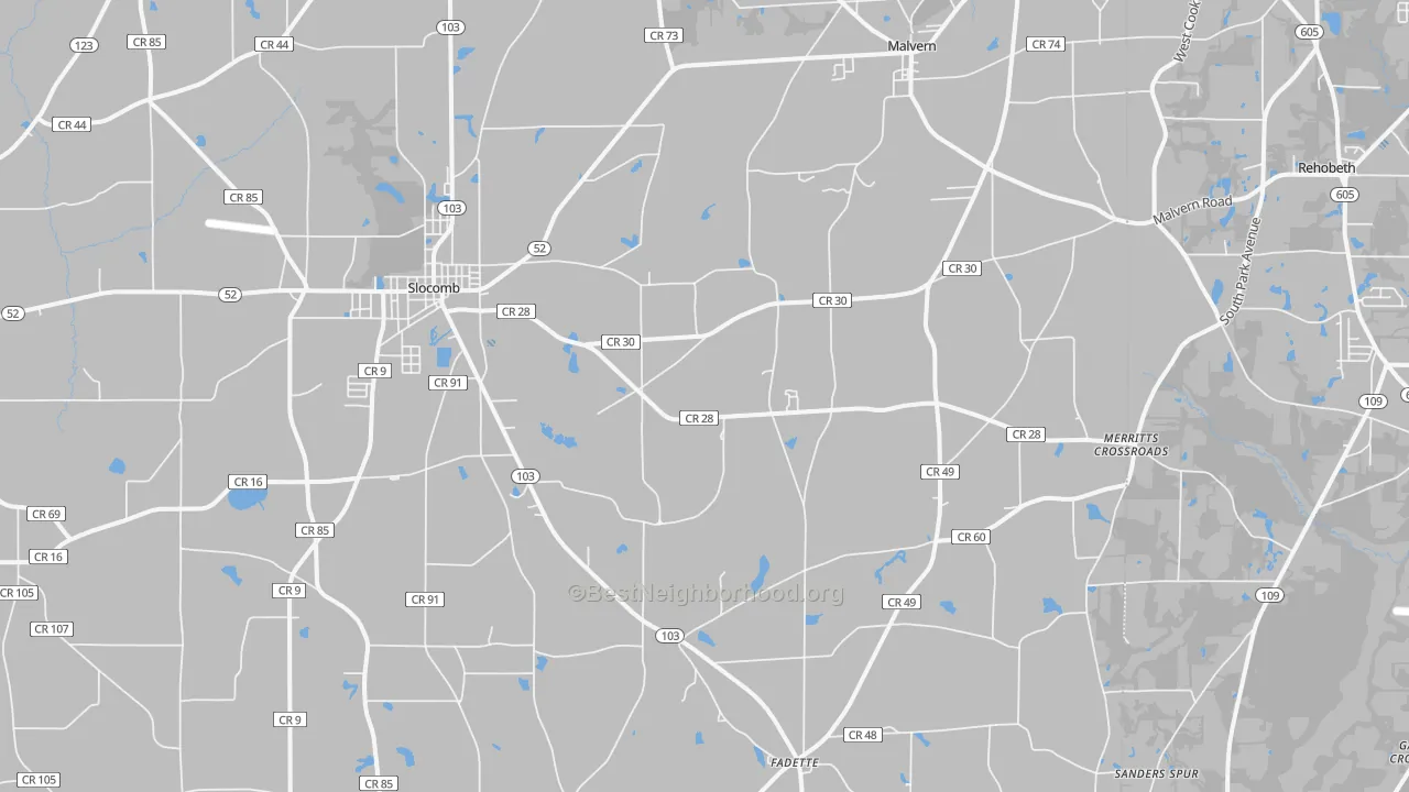 Transit Grade map of 36375, AL