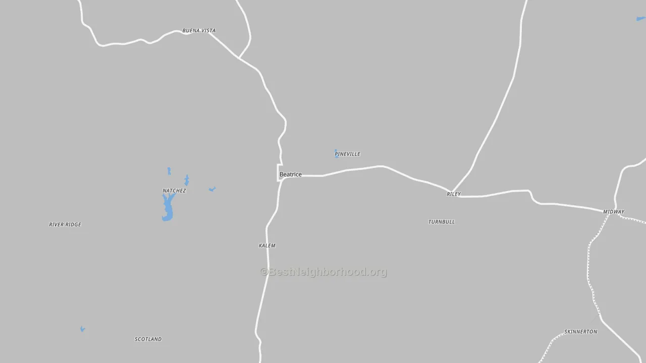 Transit Grade map of 36425, AL