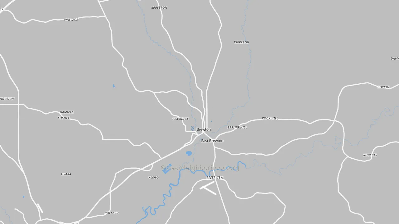 Transit Grade map of 36426, AL