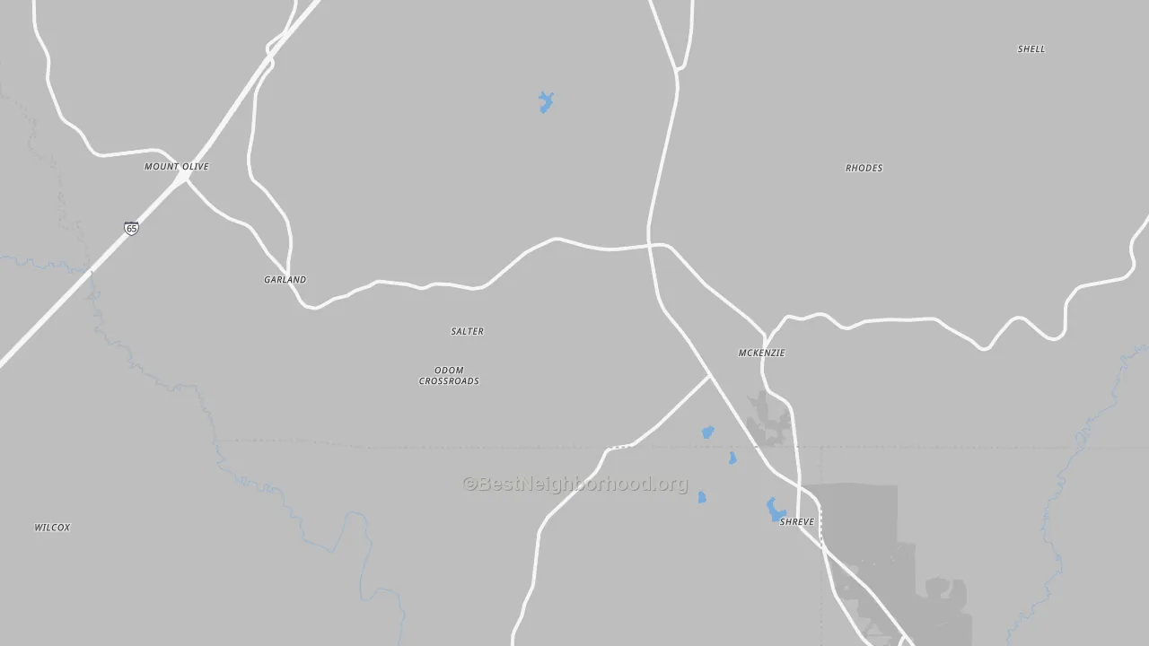 Transit Grade map of 36456, AL