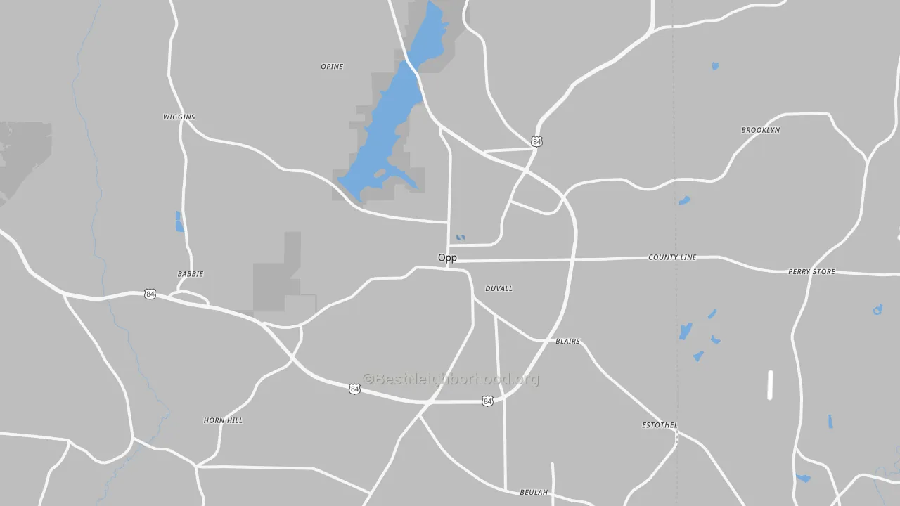 Transit Grade map of 36467, AL