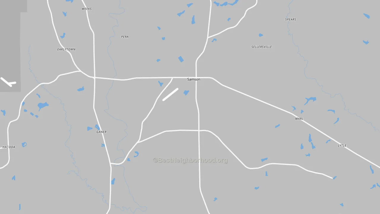 Transit Grade map of 36477, AL