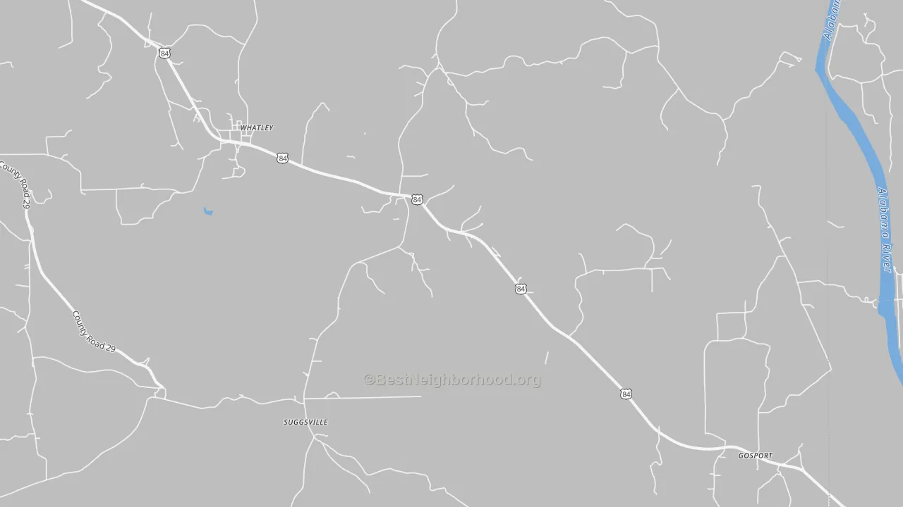 Transit Grade map of 36482, AL
