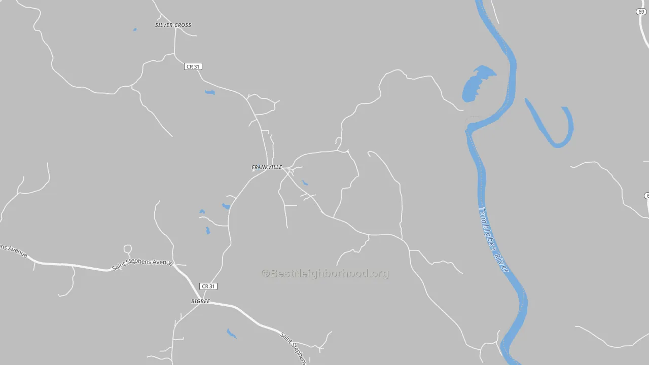 Transit Grade map of 36538, AL