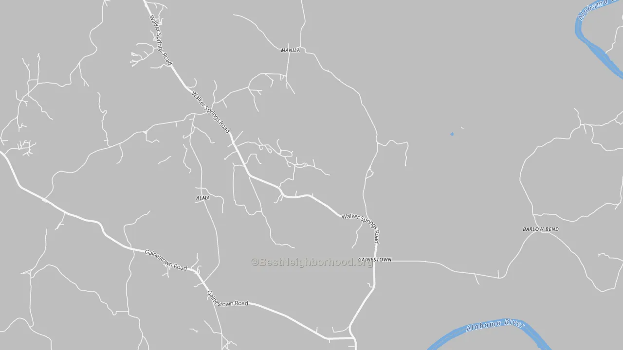 Transit Grade map of 36540, AL
