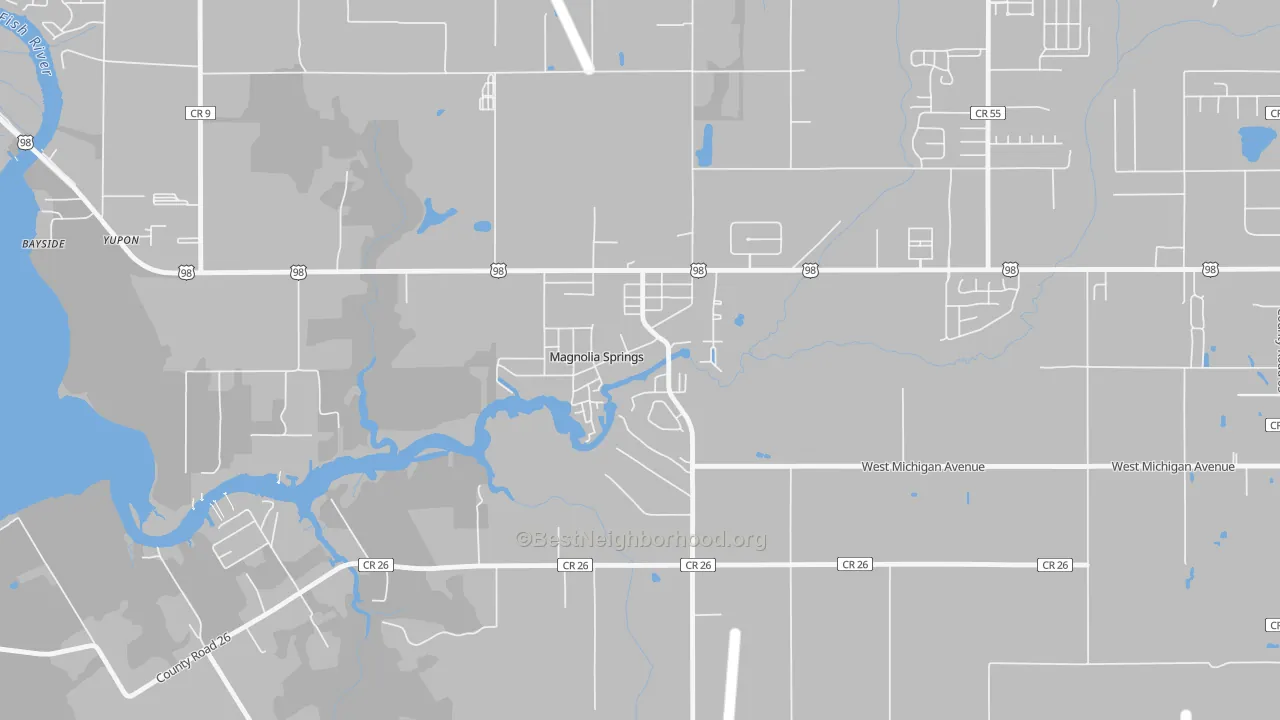 Transit Grade map of 36555, AL