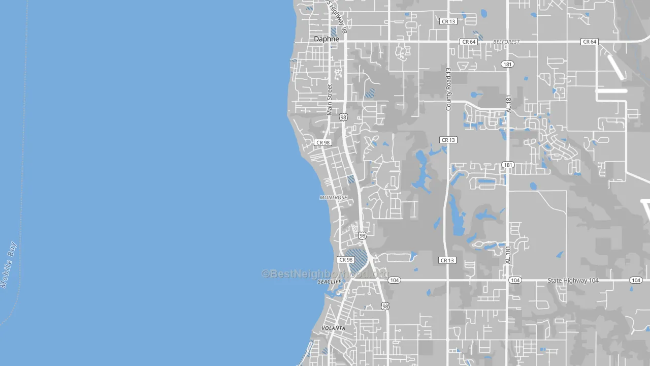 Transit Grade map of 36559, AL