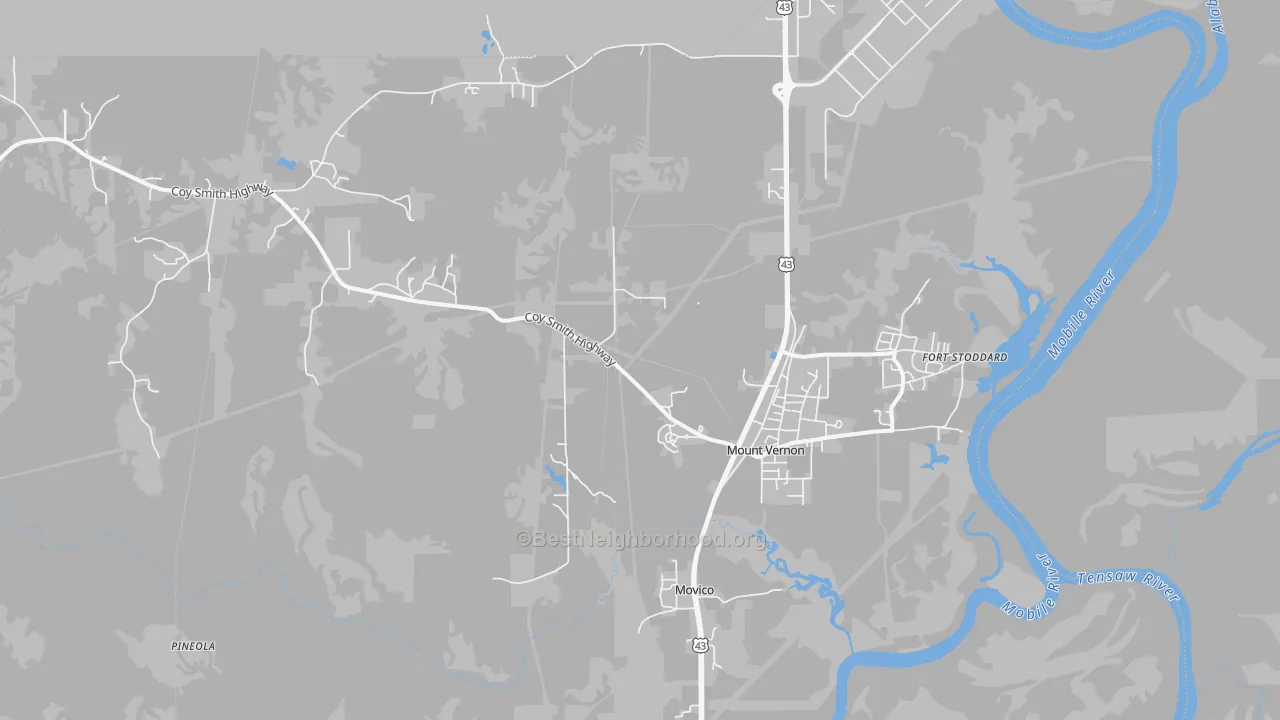 Transit Grade map of 36560, AL