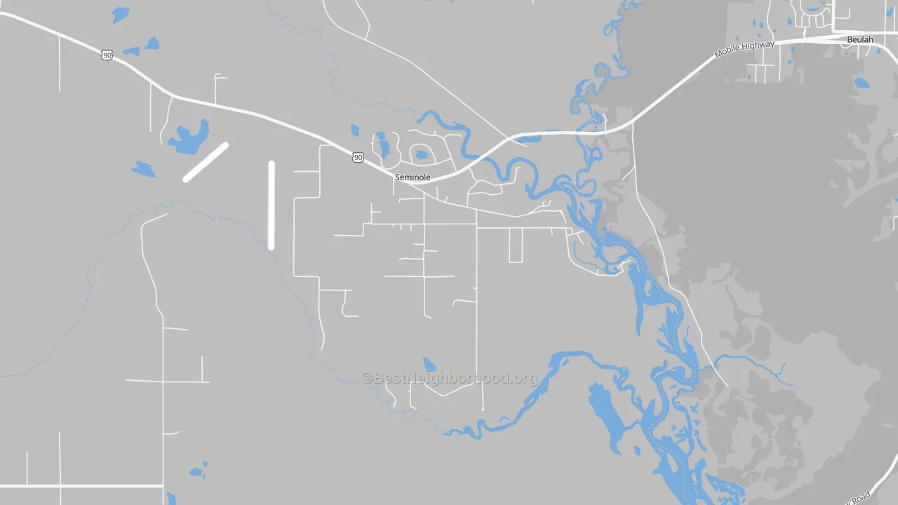 Transit Grade map of 36574, AL