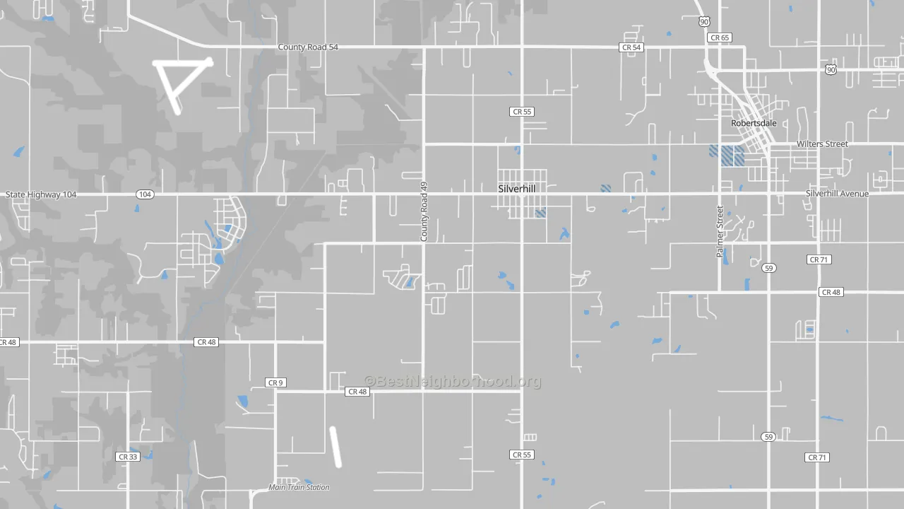Transit Grade map of 36576, AL
