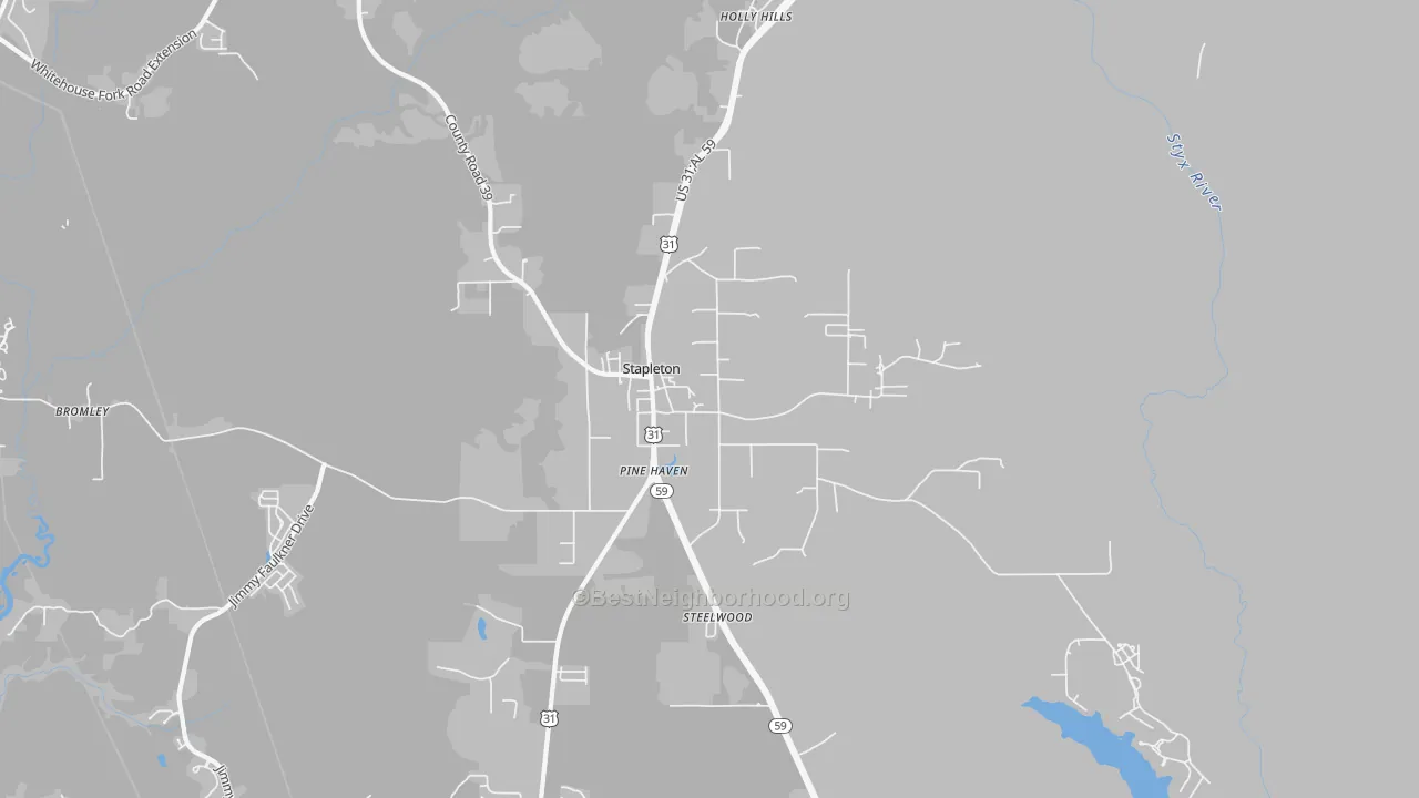 Transit Grade map of 36578, AL