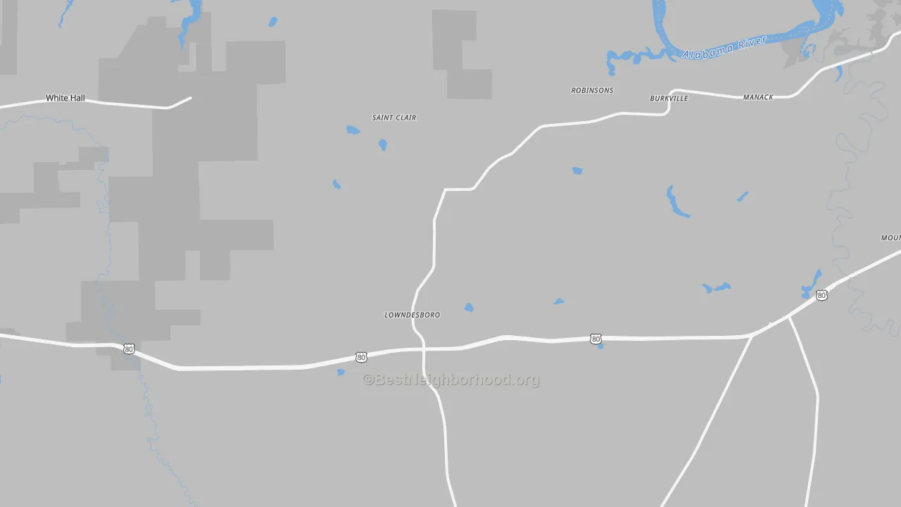 Transit Grade map of 36752, AL