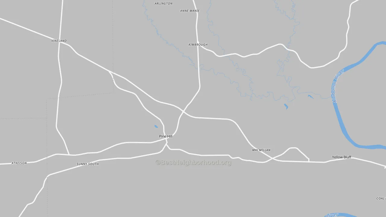 Transit Grade map of 36769, AL