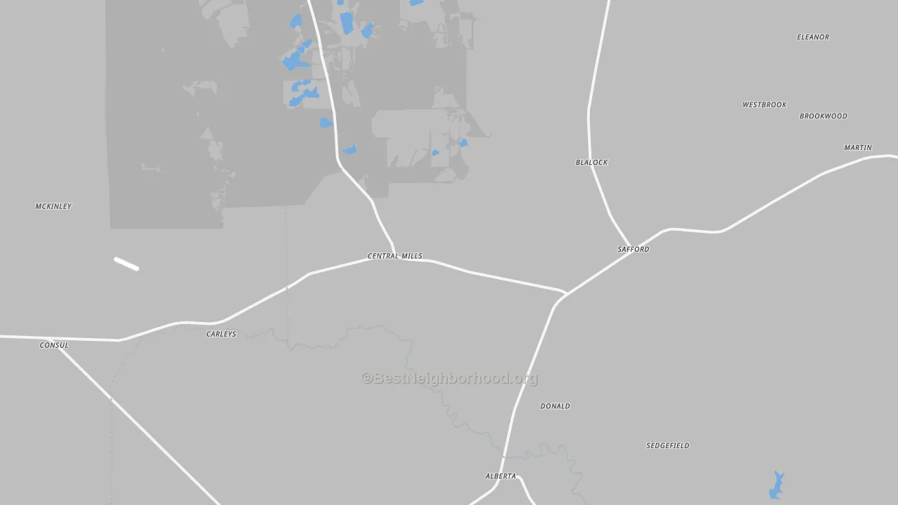 Transit Grade map of 36773, AL