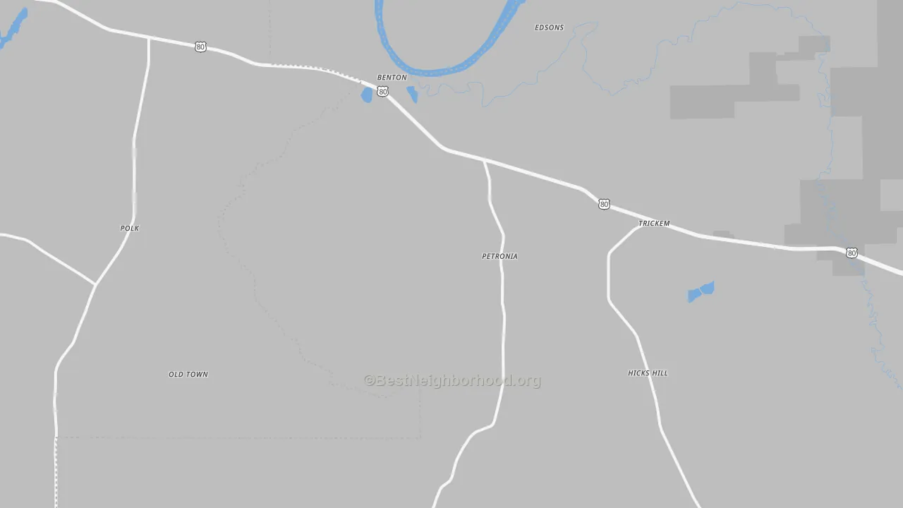 Transit Grade map of 36785, AL