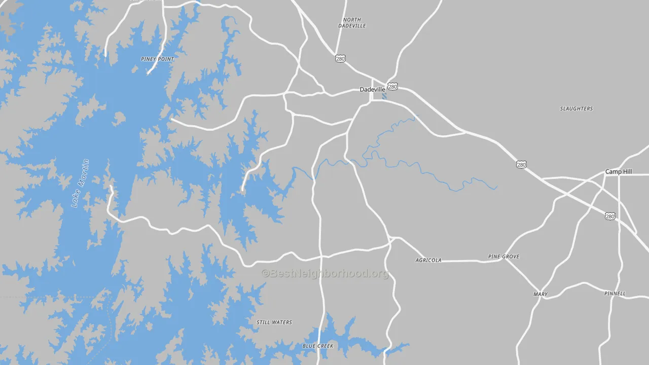 Transit Grade map of 36853, AL