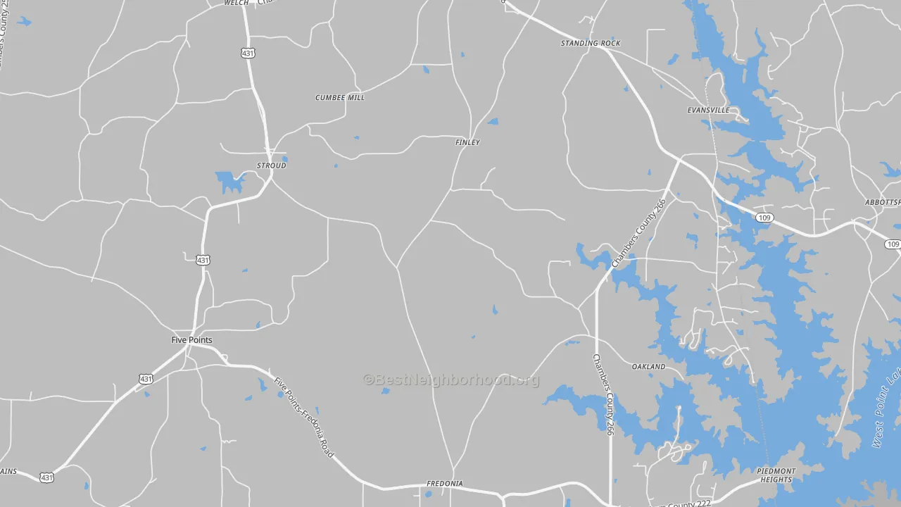 Transit Grade map of 36855, AL