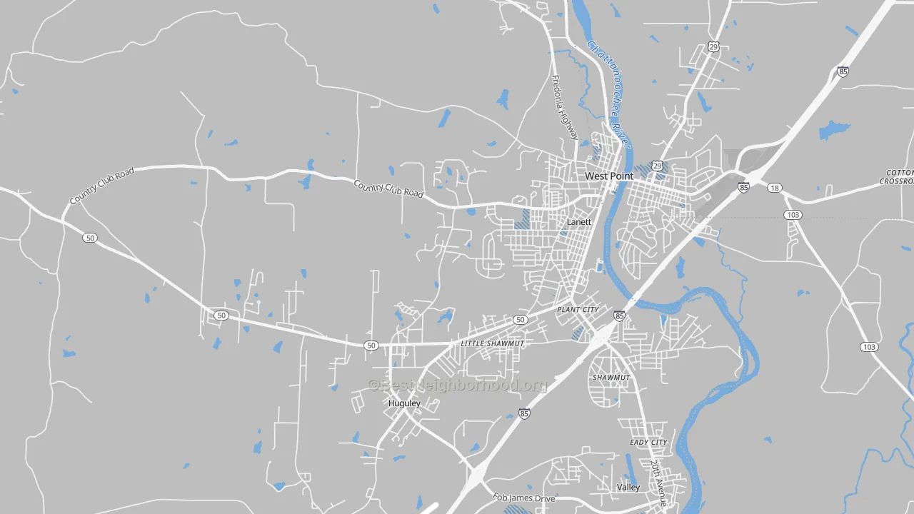 Transit Grade map of 36863, AL