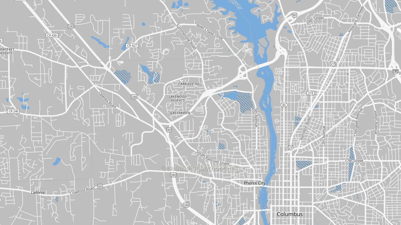 Transit Grade map of 36867, AL