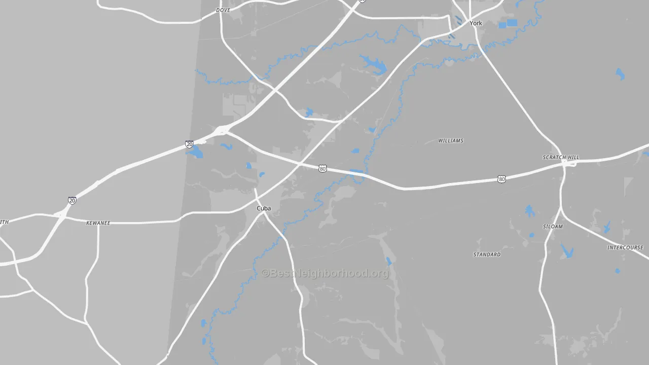 Transit Grade map of 36907, AL