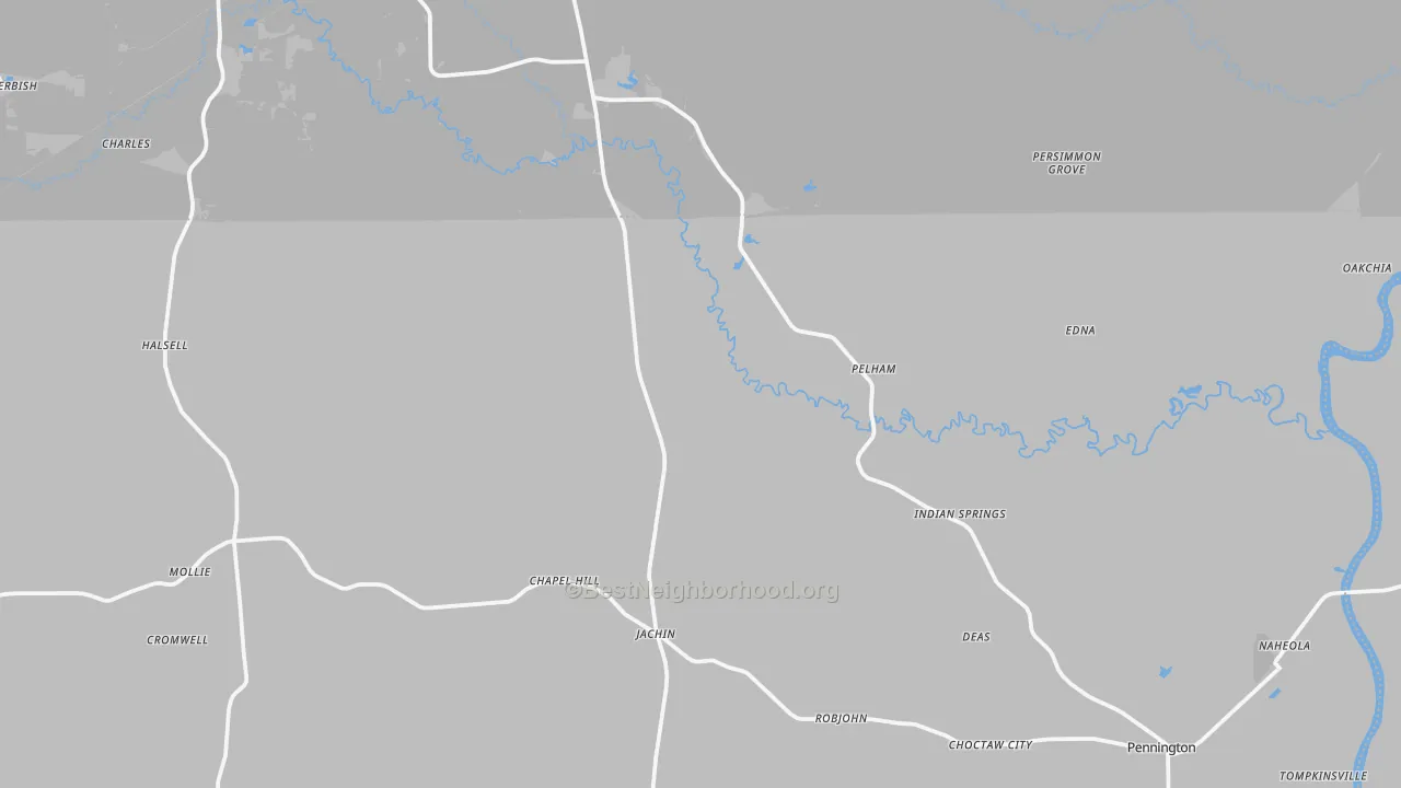 Transit Grade map of 36922, AL
