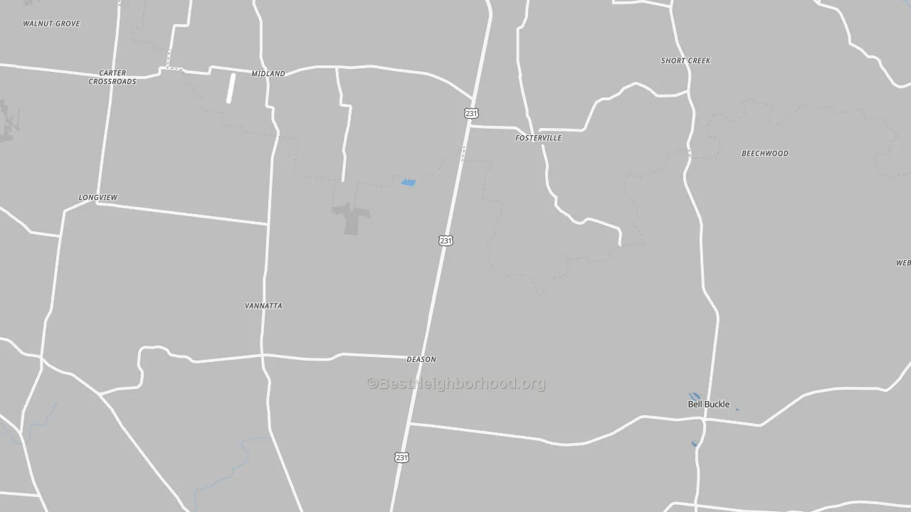 Transit Grade map of 37020, TN