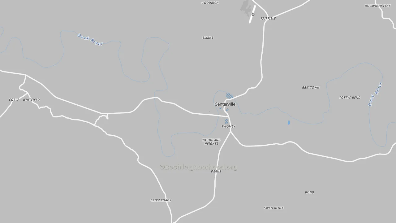 Transit Grade map of 37033, TN