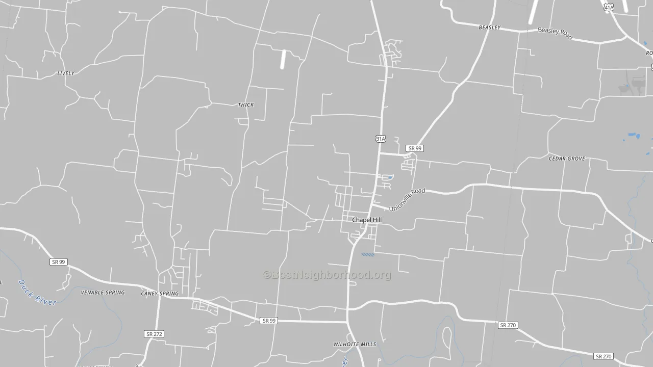 Transit Grade map of 37034, TN