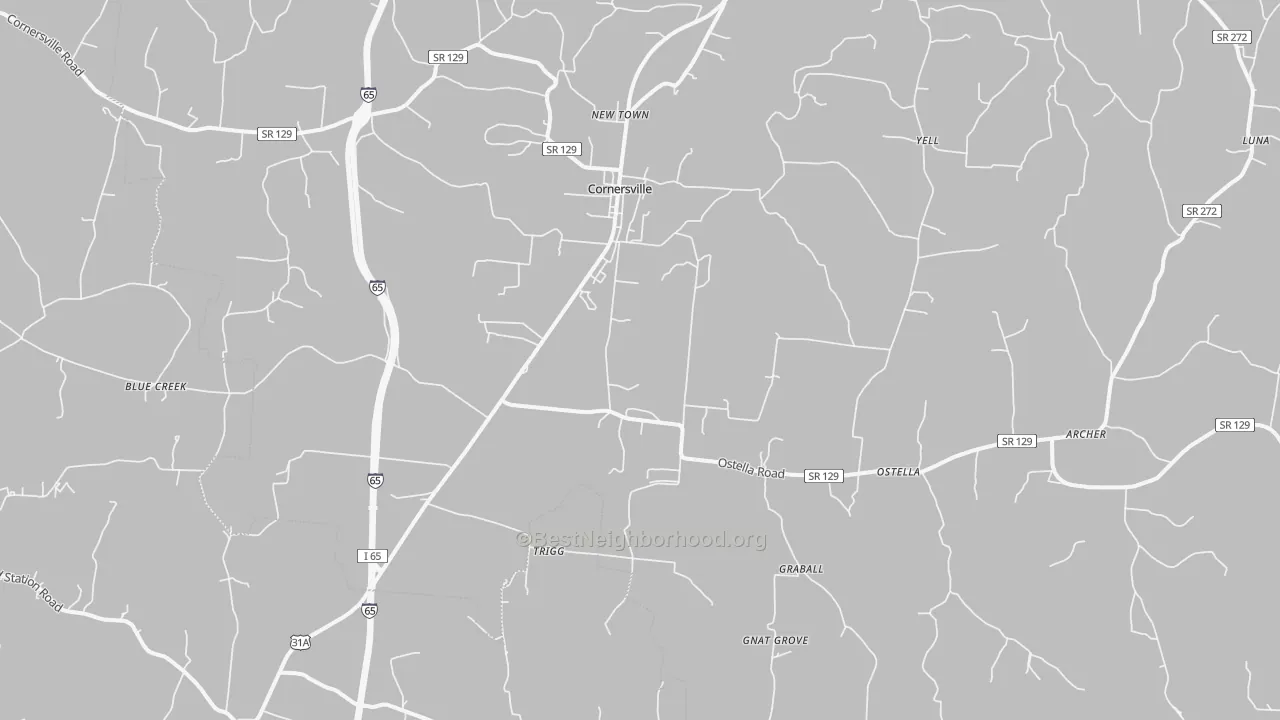 Transit Grade map of 37047, TN