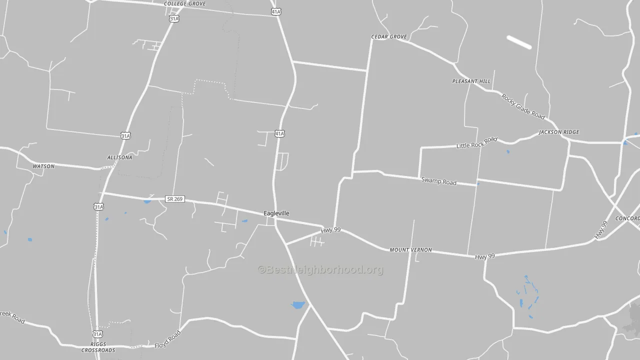 Transit Grade map of 37060, TN